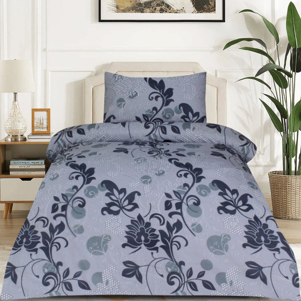 2 Pcs Printed Bed Sheet MHS - 1008 - myhomestyle.pk