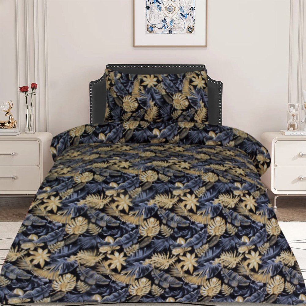 2 Pcs Printed Bed Sheet MHS - 1010 - myhomestyle.pk