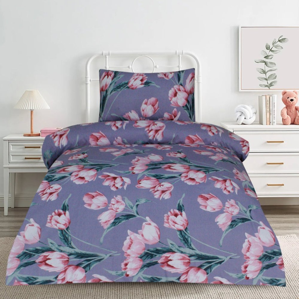 2 Pcs Printed Bed Sheet MHS - 1027 - myhomestyle.pk