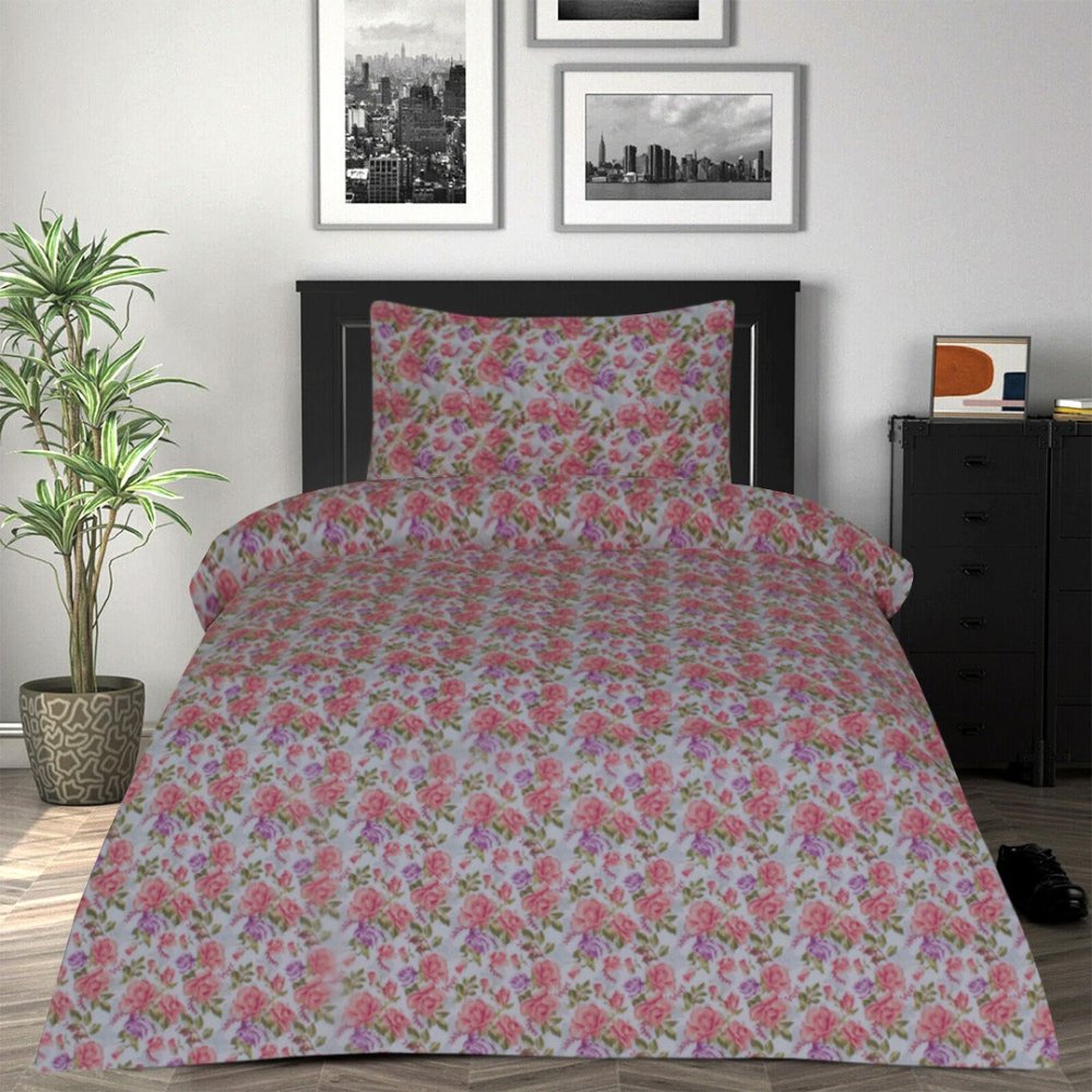 2 Pcs Printed Bed Sheet MHS - 1034 - myhomestyle.pk