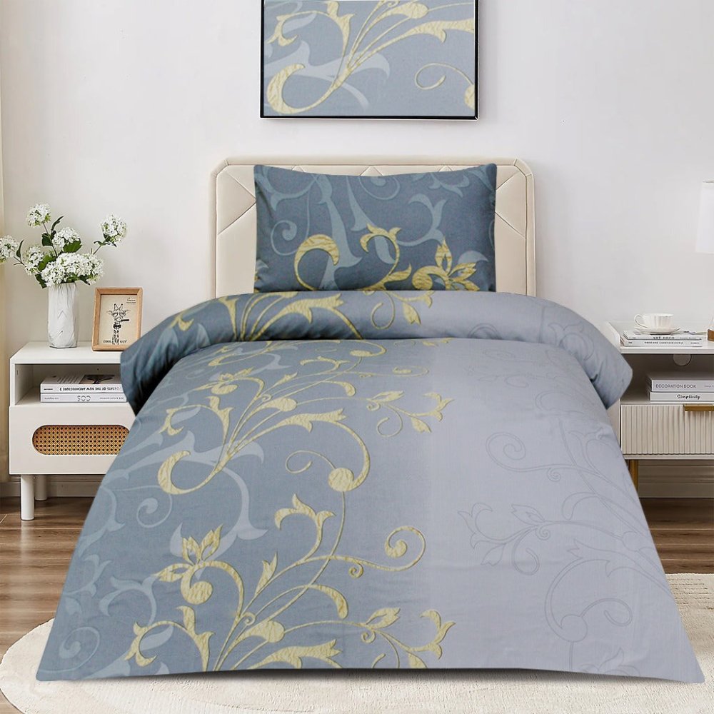 2 Pcs Printed Bed Sheet MHS - 1041 - myhomestyle.pk