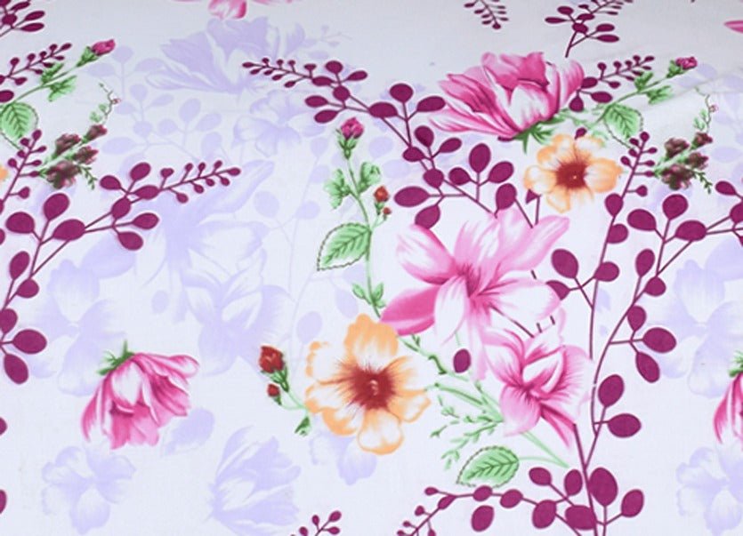 2 Pcs Printed Bed Sheet MHS - 1062 - myhomestyle.pk