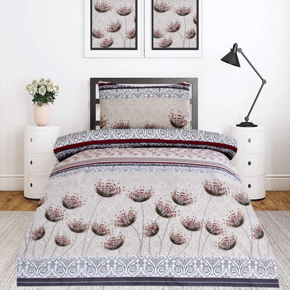 2 Pcs Printed Bed Sheet MHS - 1073 - myhomestyle.pk