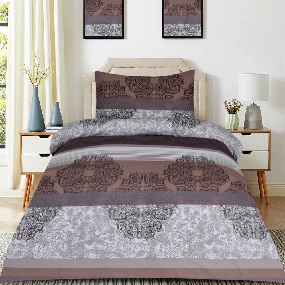 2 Pcs Printed Bed Sheet MHS - 1079 - myhomestyle.pk