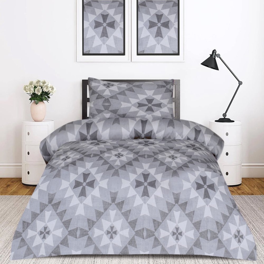 2 Pcs Printed Bed Sheet MHS - 1090 - myhomestyle.pk