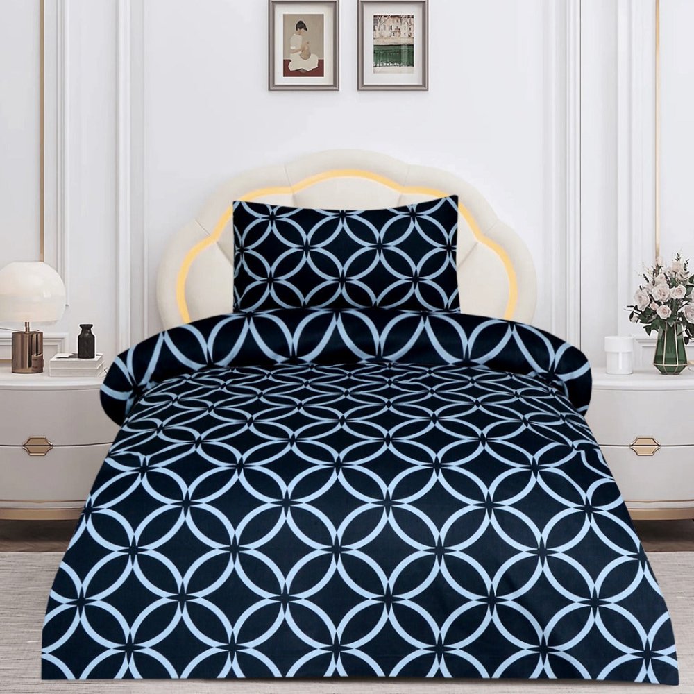 2 Pcs Printed Bed Sheet MHS - 1197 - myhomestyle.pk