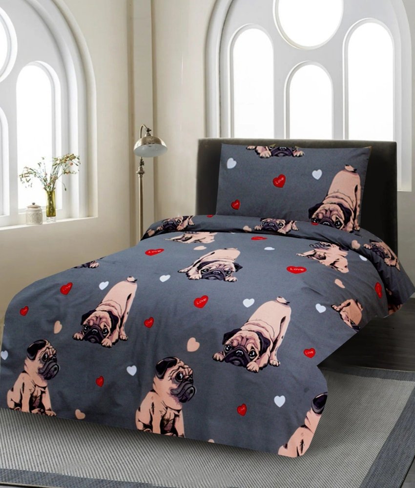 2 Pcs Printed Bed Sheet MHS - 877 - myhomestyle.pk
