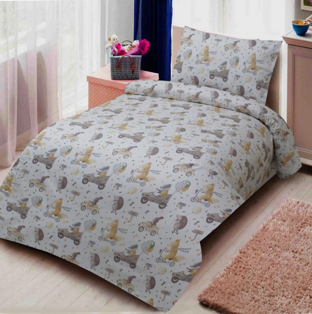 2 Pcs Printed Bed Sheet MHS - 902 - myhomestyle.pk