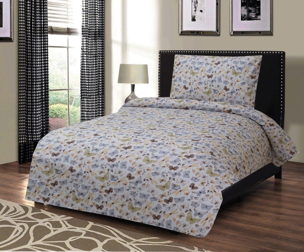 2 Pcs Printed Bed Sheet MHS - 904 - myhomestyle.pk
