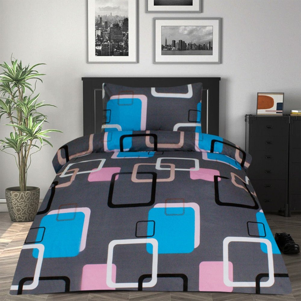 2 Pcs Printed Bed Sheet MHS - 977 - myhomestyle.pk