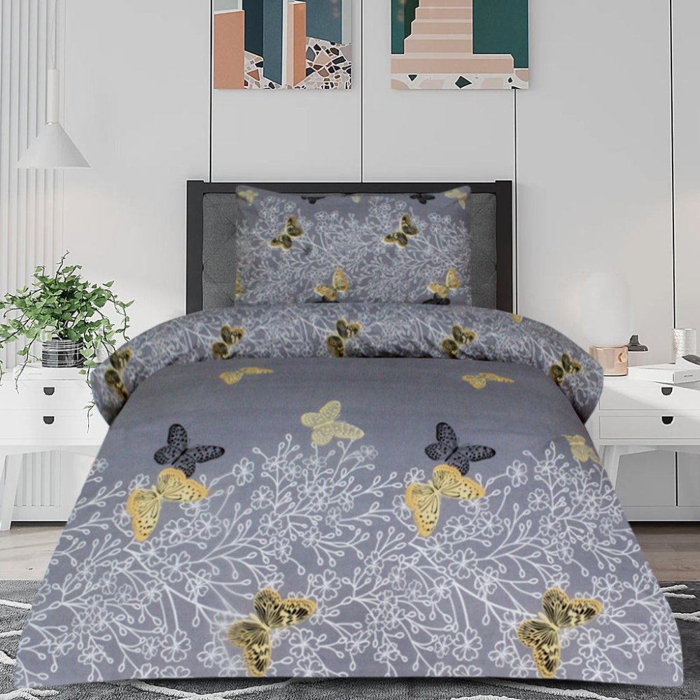 2 Pcs Printed Bed Sheet MHS - 978 - myhomestyle.pk