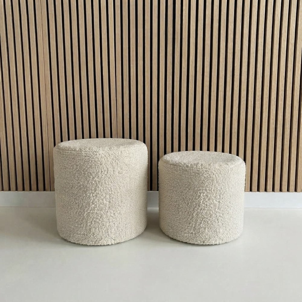 2 Pcs Round Booklay Stools - 1591 - myhomestyle.pk
