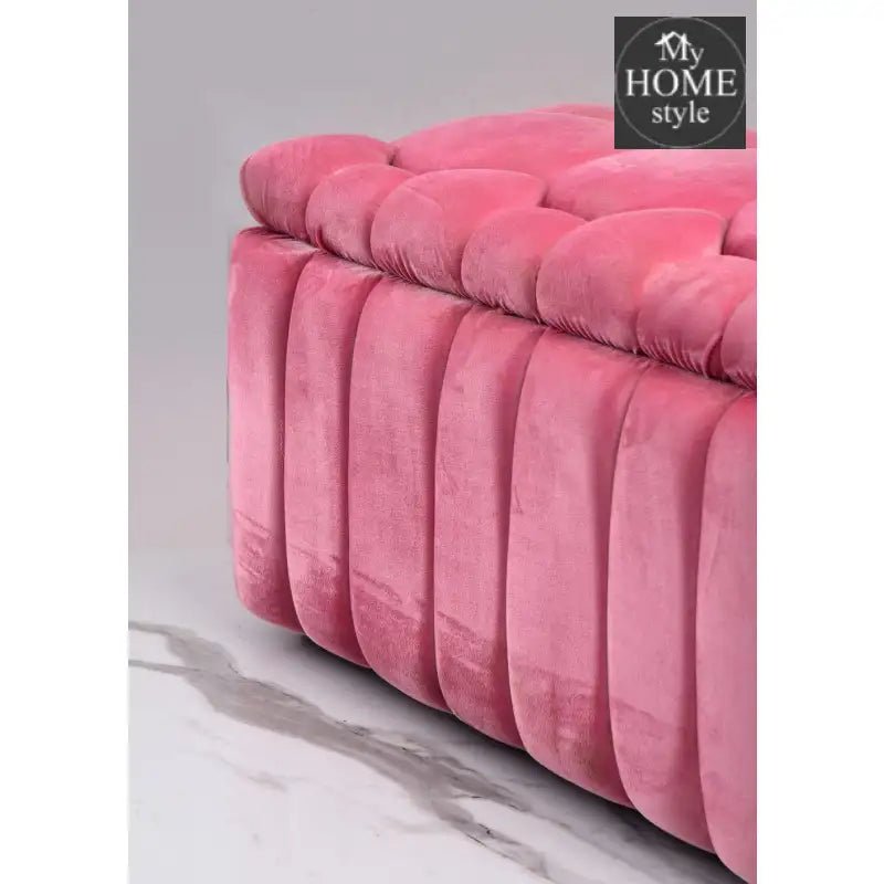 2 Seater Luxury Ottoman Storage Box - 1167 - myhomestyle.pk