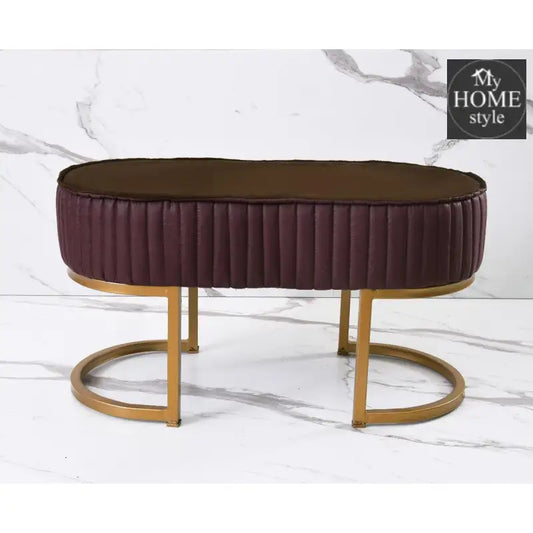 2 Seater Luxury Stool With Steel Stand -1116 - myhomestyle.pk