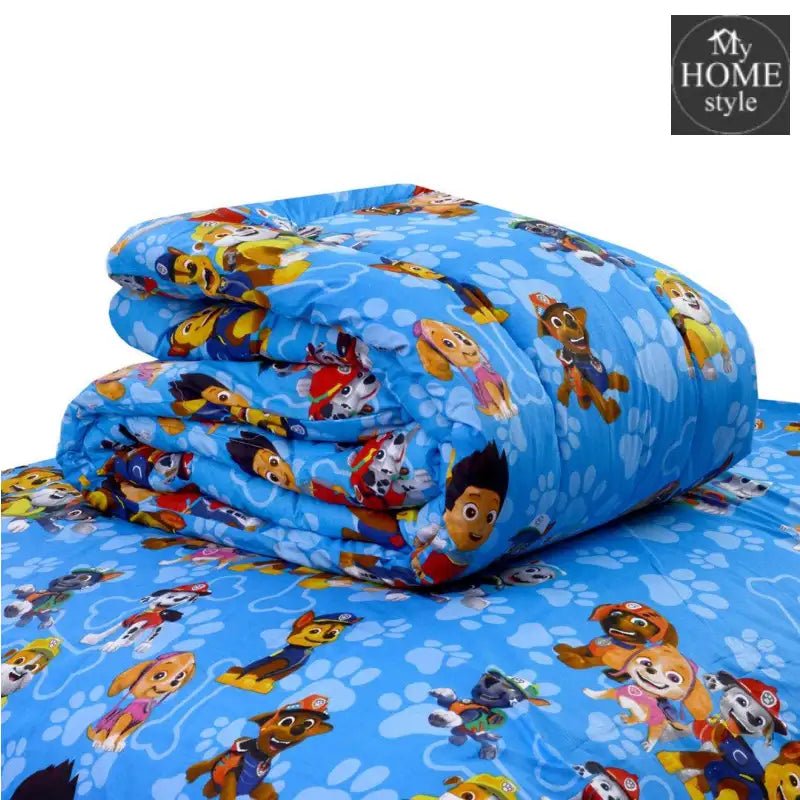 3 Pc's Kids Printed Comforter Set - 02 - myhomestyle.pk