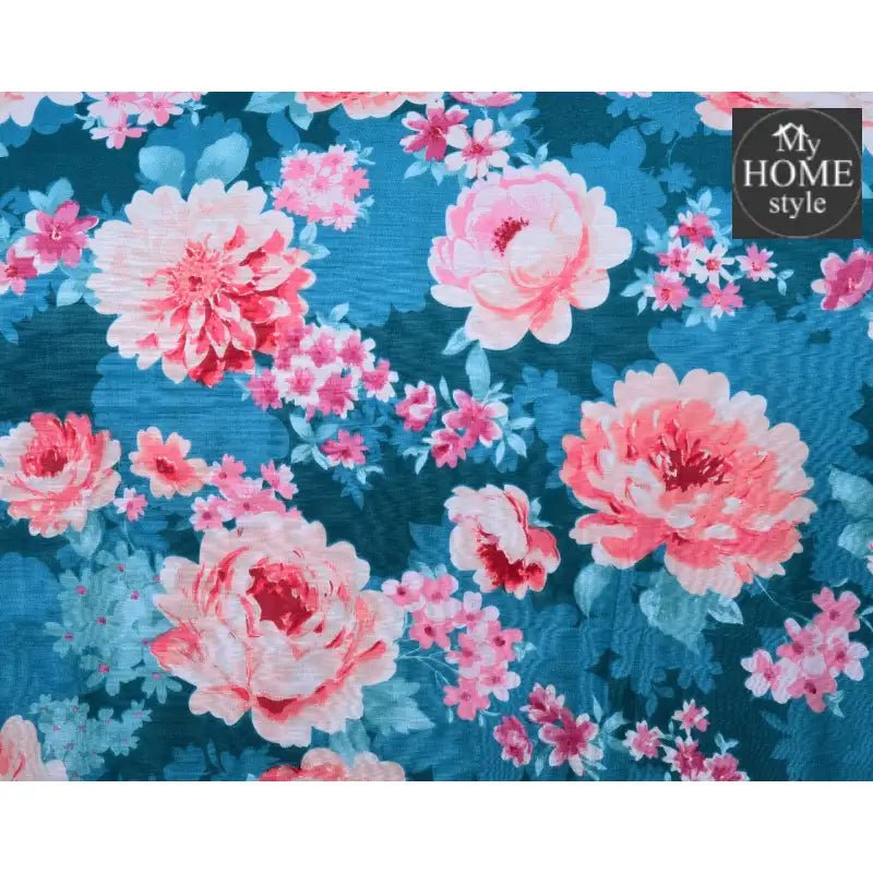 3 Pcs Printed Bed Sheet MHS - 827 - myhomestyle.pk