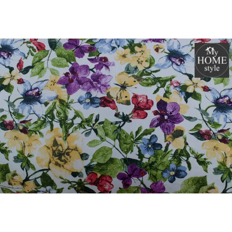 3 Pcs Printed King Size Bed Sheet 808