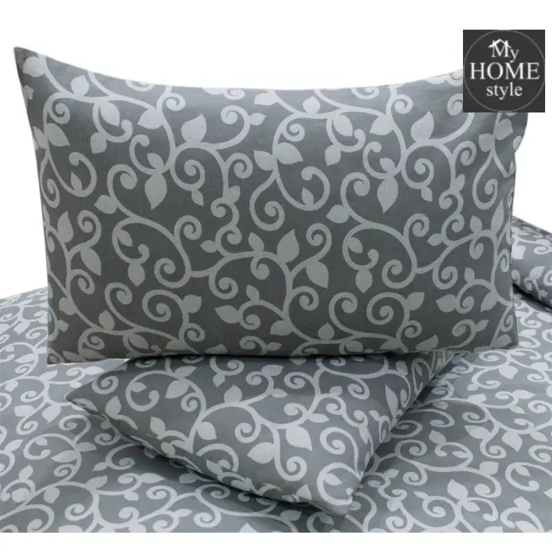 3 PCS PRINTED KING SIZE BED SHEET 820 - myhomestyle.pk