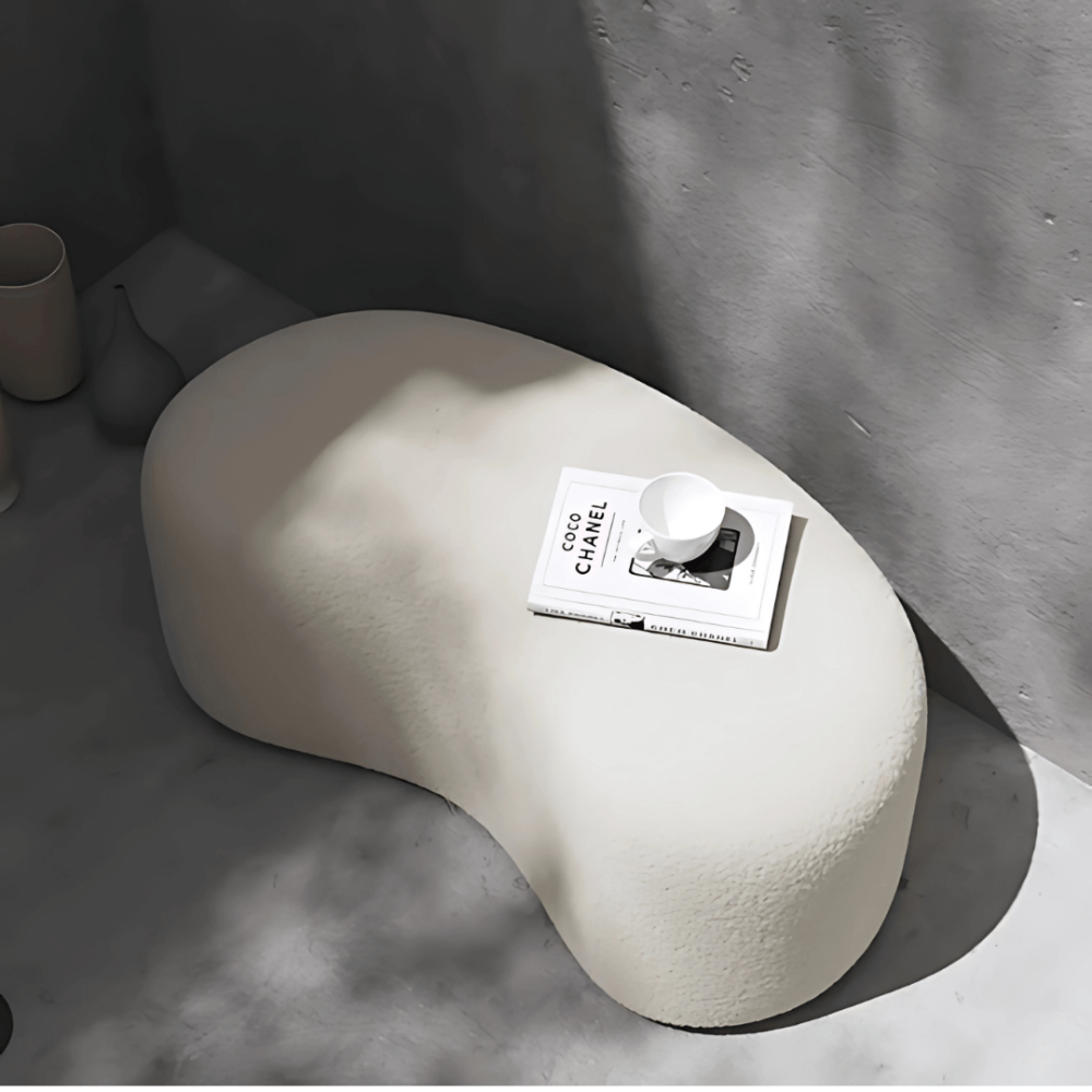 3 Seater Curve Wooden stool - 1529 - myhomestyle.pk