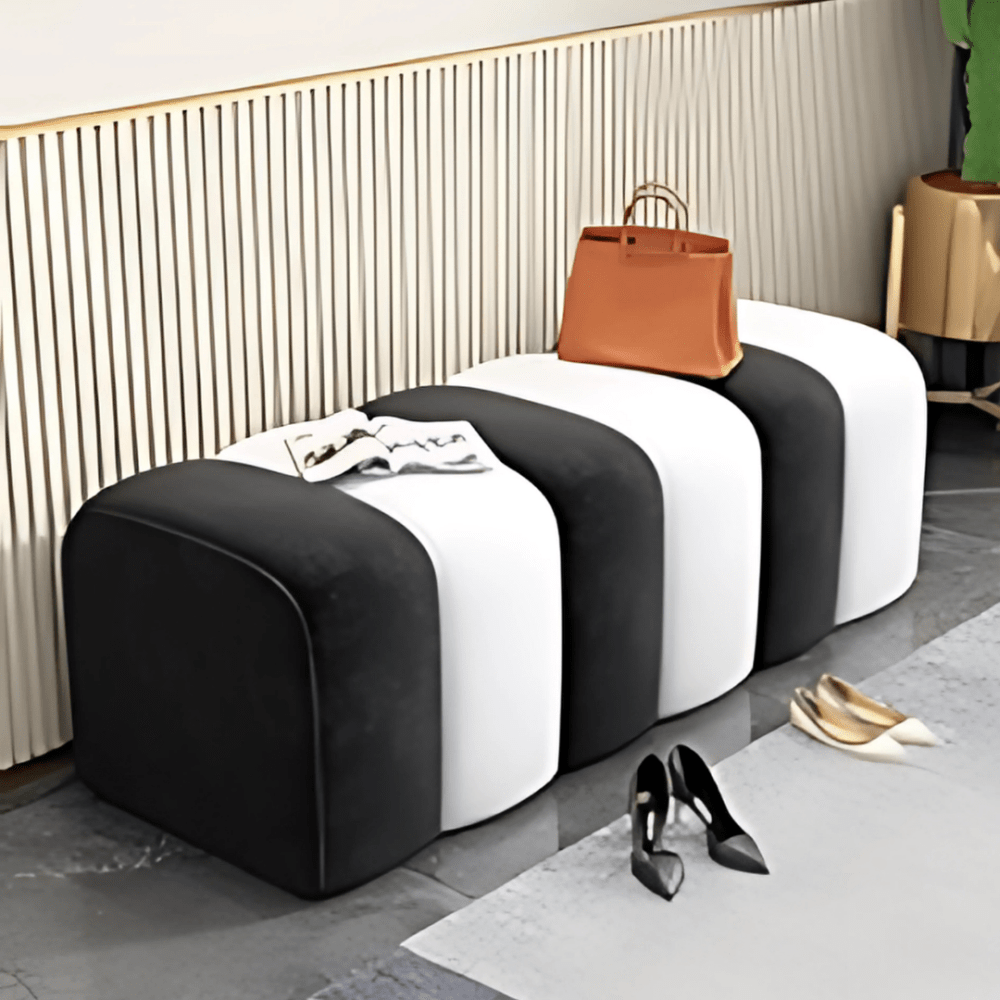 3 Seater Luxury Chess Stool - 1524 - myhomestyle.pk