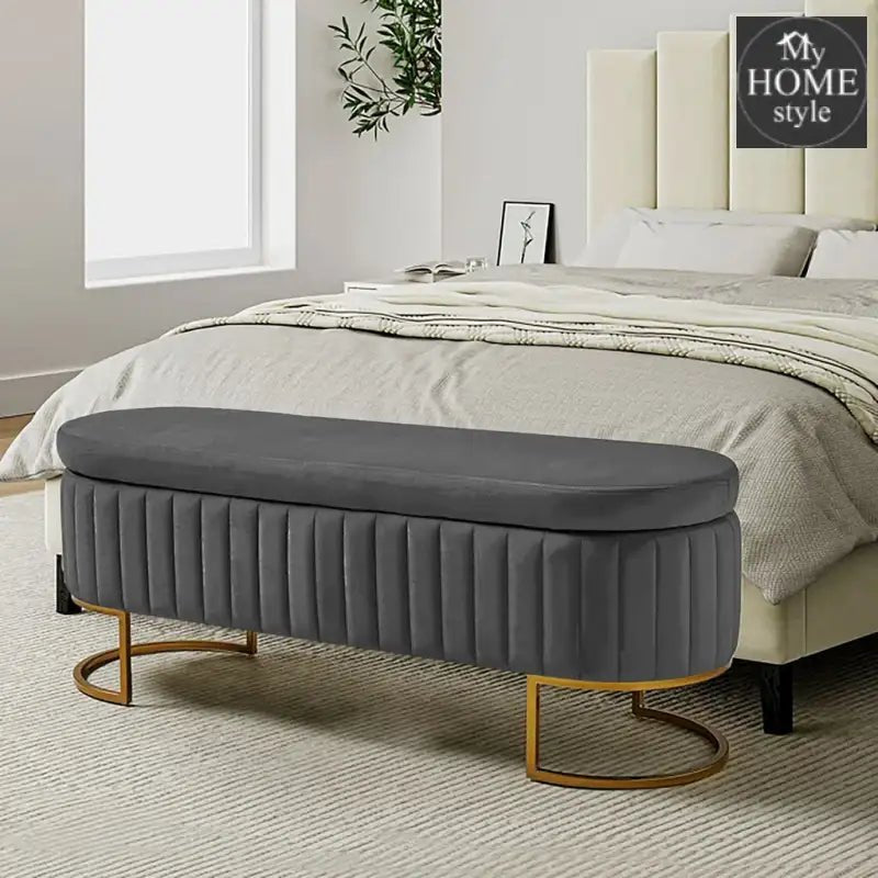 3 Seater Luxury Ottoman Nordic Storage Box - 1307 - myhomestyle.pk