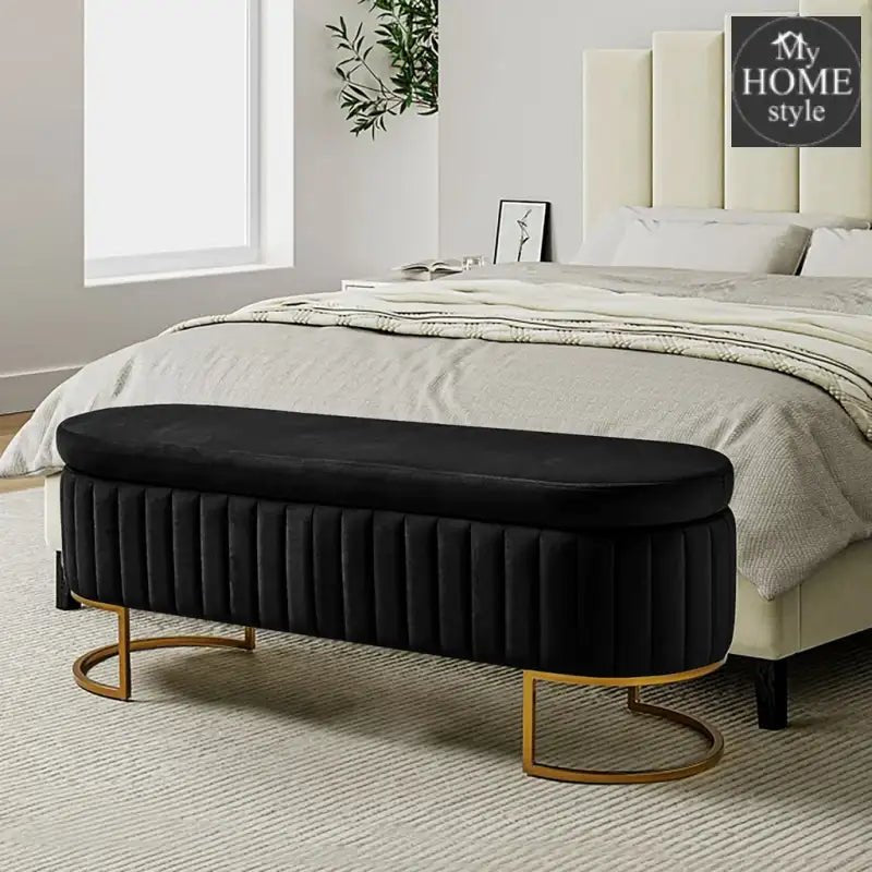 3 Seater Luxury Ottoman Nordic Storage Box - 1307 - myhomestyle.pk