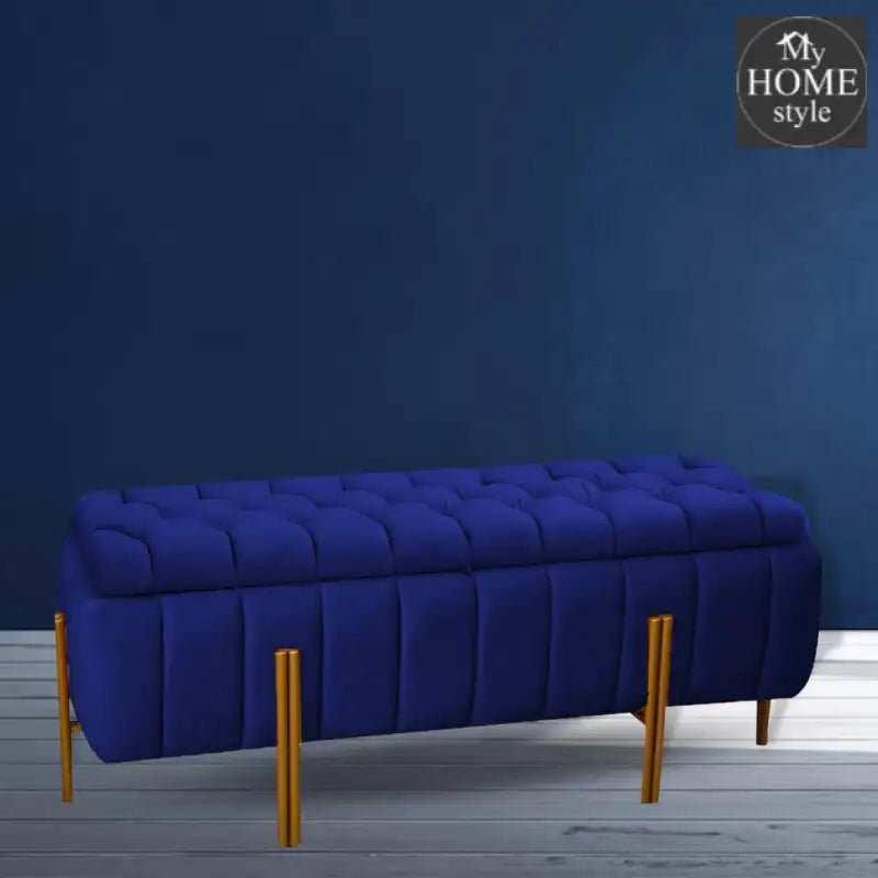 3 Seater Luxury Ottoman Storage Box - 1066 - myhomestyle.pk