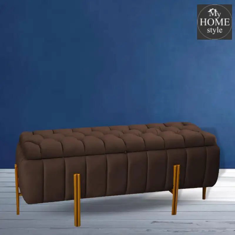 3 Seater Luxury Ottoman Storage Box - 1066 - myhomestyle.pk