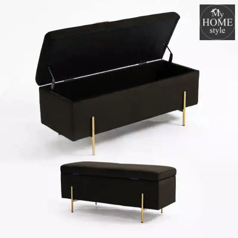 3 Seater Storage Box With Steel Stand - 962 - myhomestyle.pk