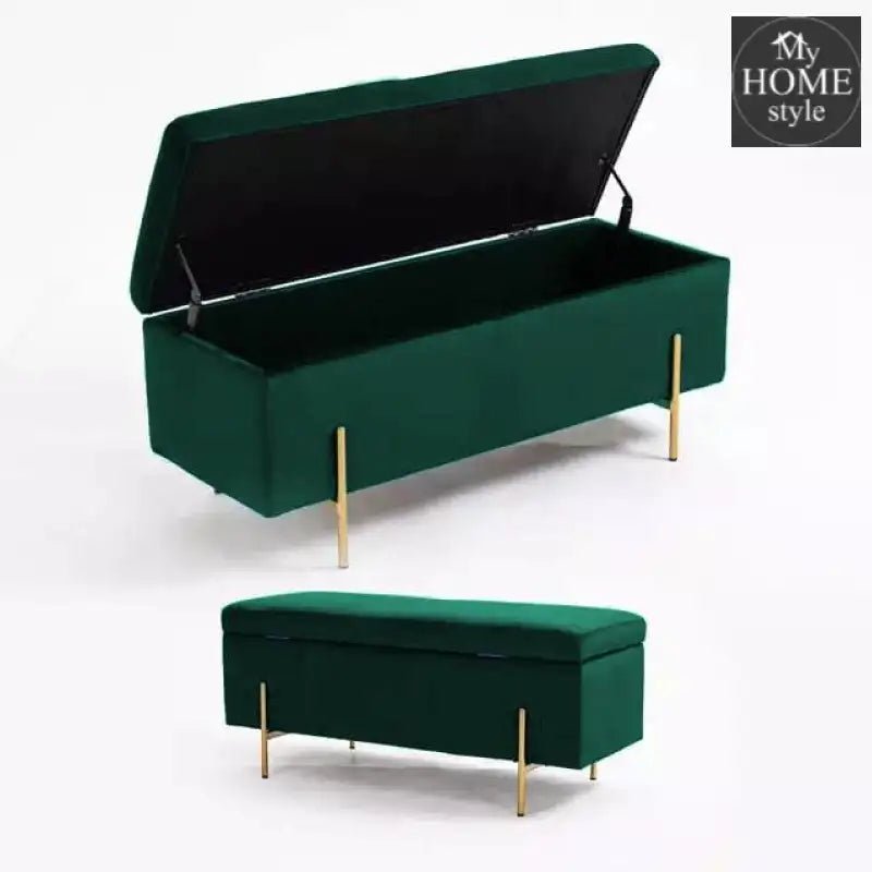 3 Seater Storage Box With Steel Stand - 963 - myhomestyle.pk