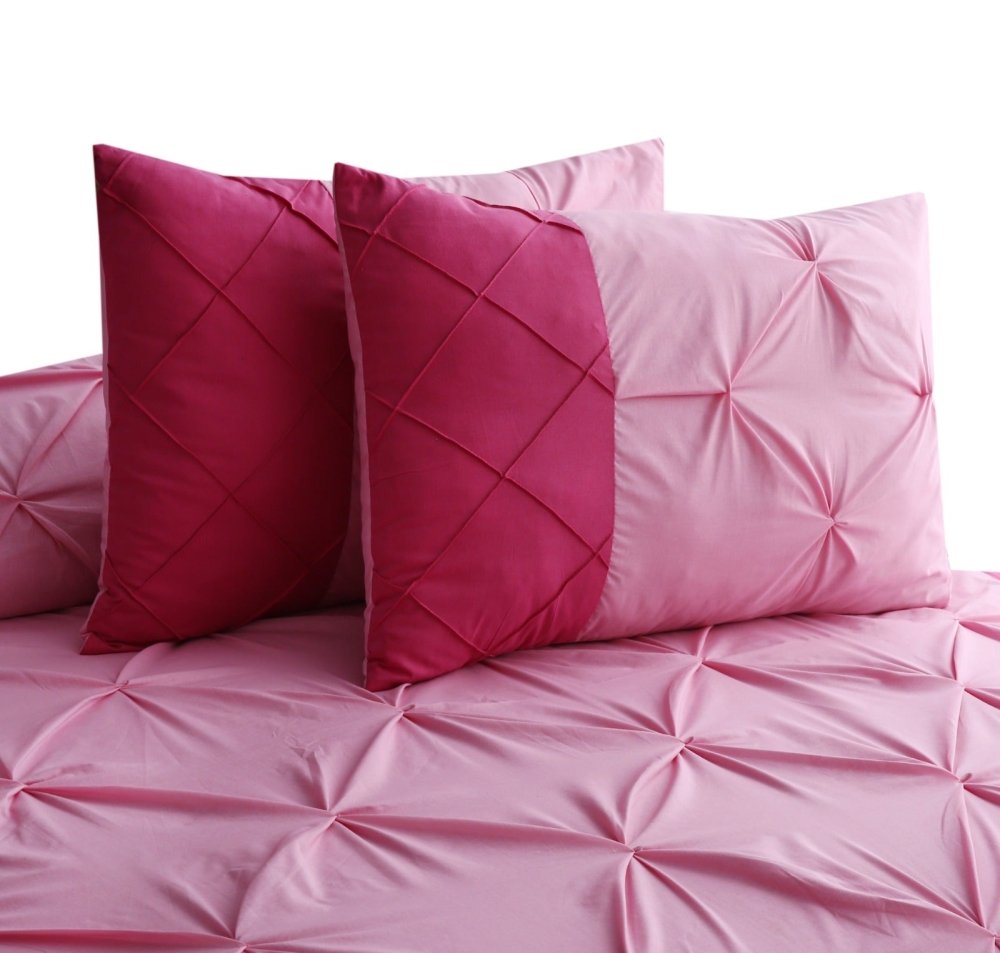 6 Pcs Luxury Pintuck Pleats Duvet Set - 1256 - myhomestyle.pk