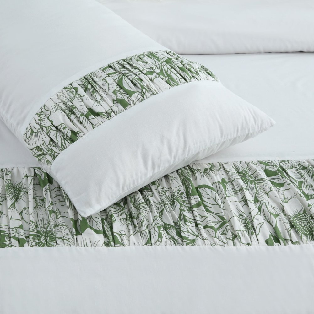 6 PCS LUXURY RUFFLED DUVET SET - 1264 - myhomestyle.pk