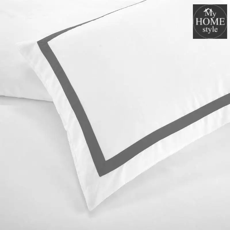 6 Pcs Mitered Corner Sateen Duvet Set - myhomestyle.pk