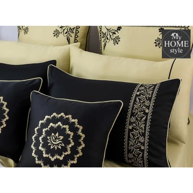 8 Pc's CARBON IVY Duvet Set - myhomestyle.pk