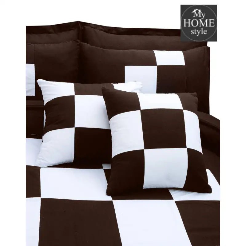 8 Pc's Chess Duvet Set - myhomestyle.pk