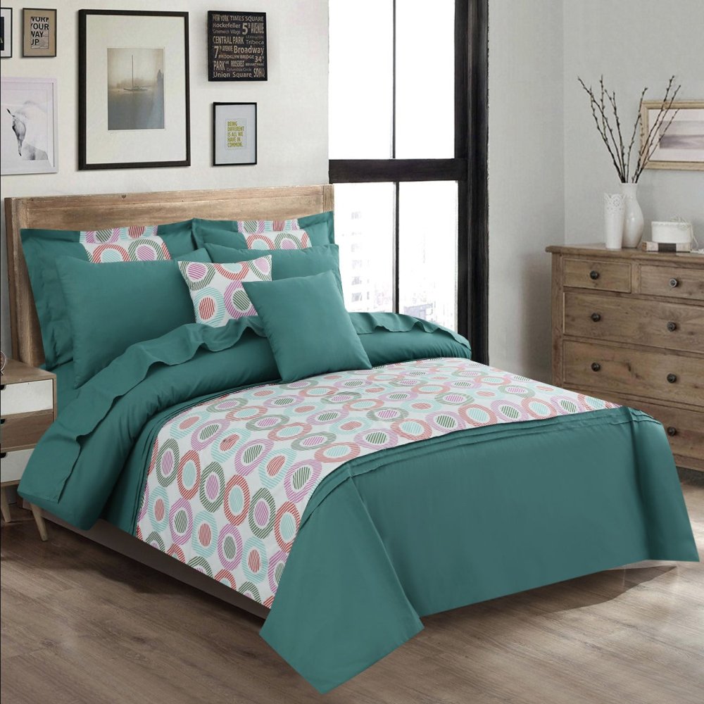 8 PCS LUXURY DUVET SET - 1267 - myhomestyle.pk