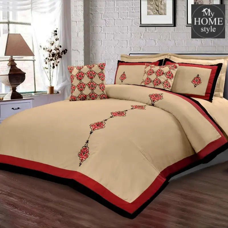 8 Pc's Luxury Embroidered Duvet Creative Design - myhomestyle.pk
