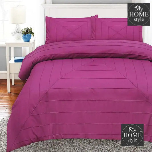 8 Pcs Pinch Rectangular Bed Set Covers Only - myhomestyle.pk