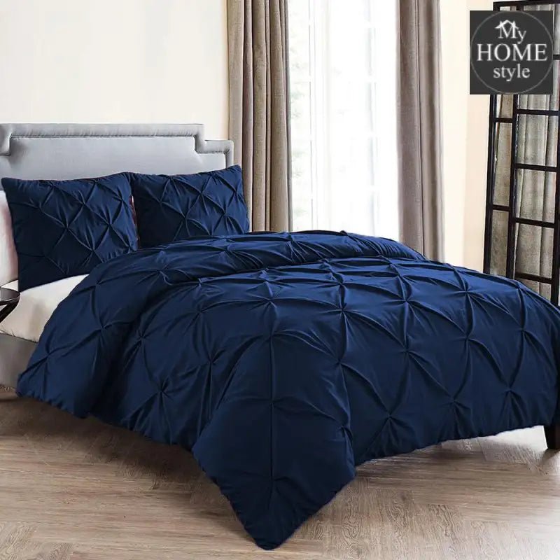 8 Pcs Pintuck Duvet set - myhomestyle.pk