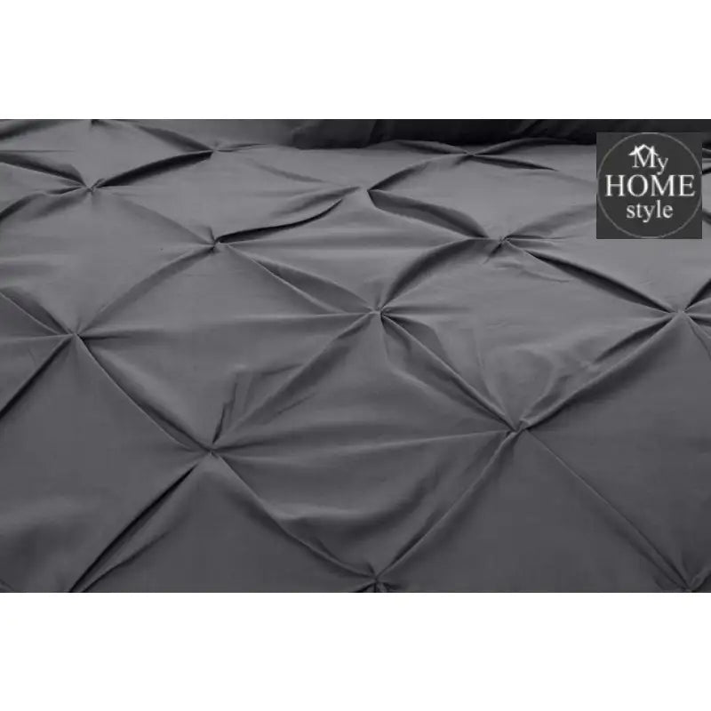 8Pcs Pintuck Duvet Set With Pleats SC - myhomestyle.pk