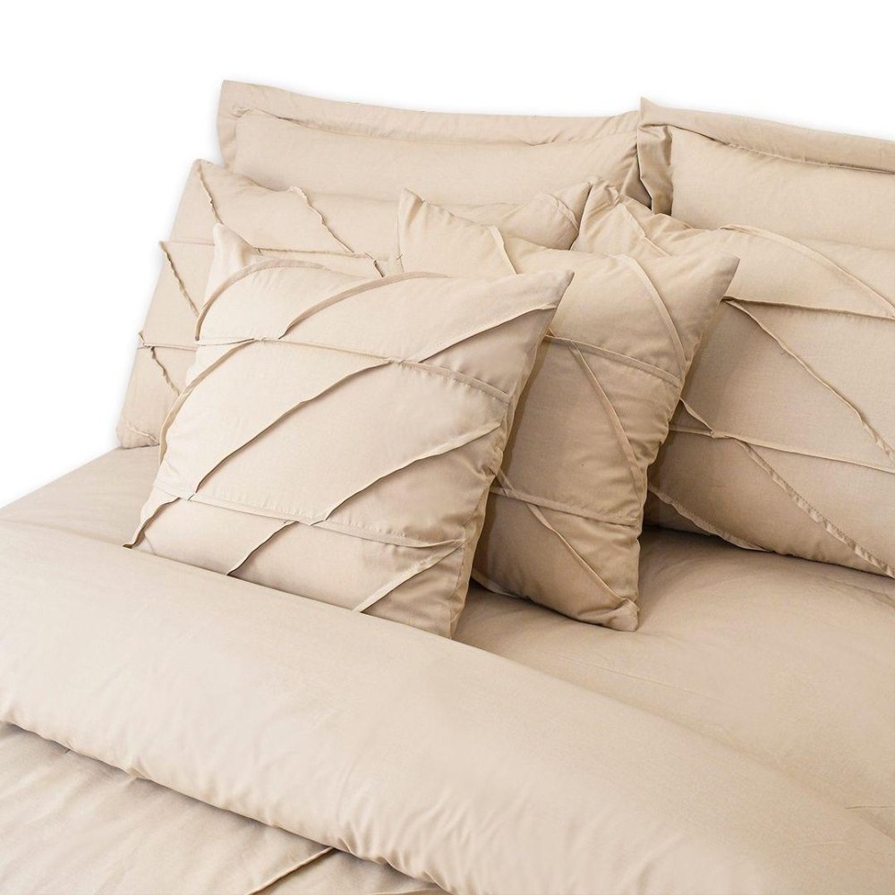 8pcs Pleated Duvet Set - PDS - 003 SC - myhomestyle.pk