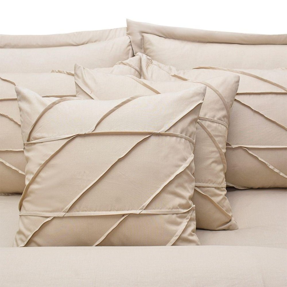 8pcs Pleated Duvet Set - PDS - 003 SC - myhomestyle.pk