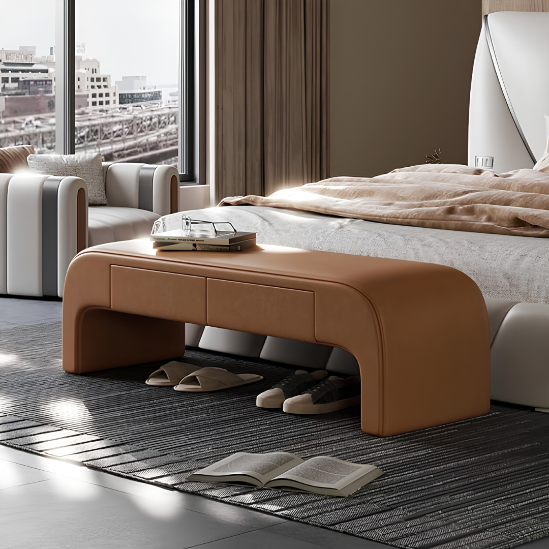 Modern Upholstered Ottoman Bench - 1602