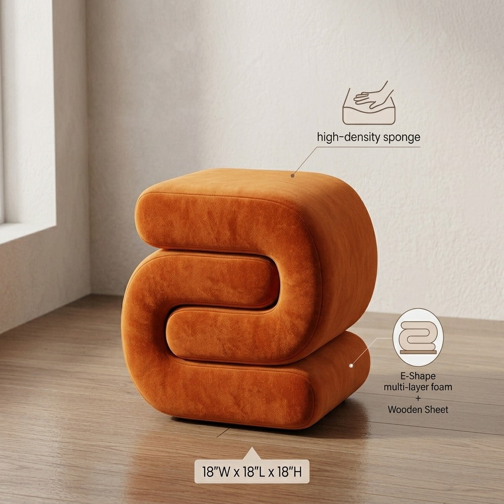 1 Seater Oval style Stool - 1595