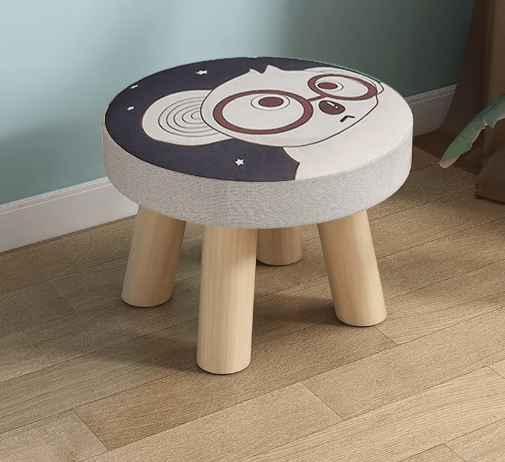 Elegant Creative Fabric Art Small Stool - 1469 - myhomestyle.pk