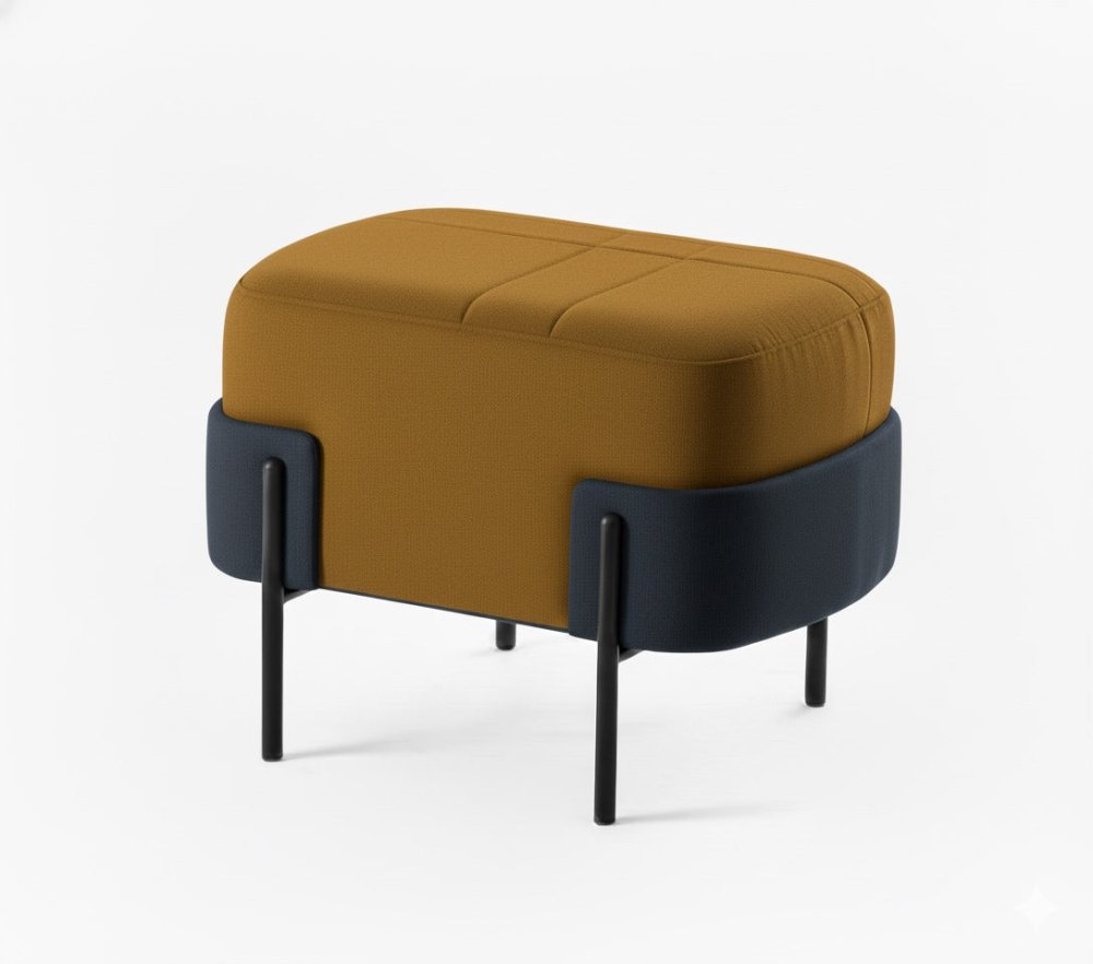 Elegant Living Room Luxury Stool - 1457 - myhomestyle.pk