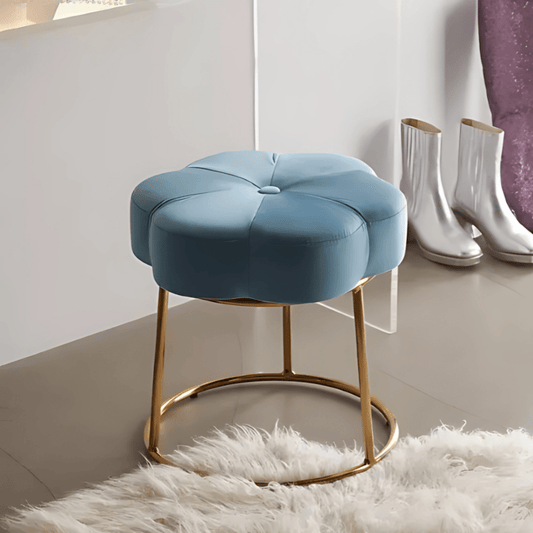 Eterna Gold Frame Designer Stool - 1549 - myhomestyle.pk