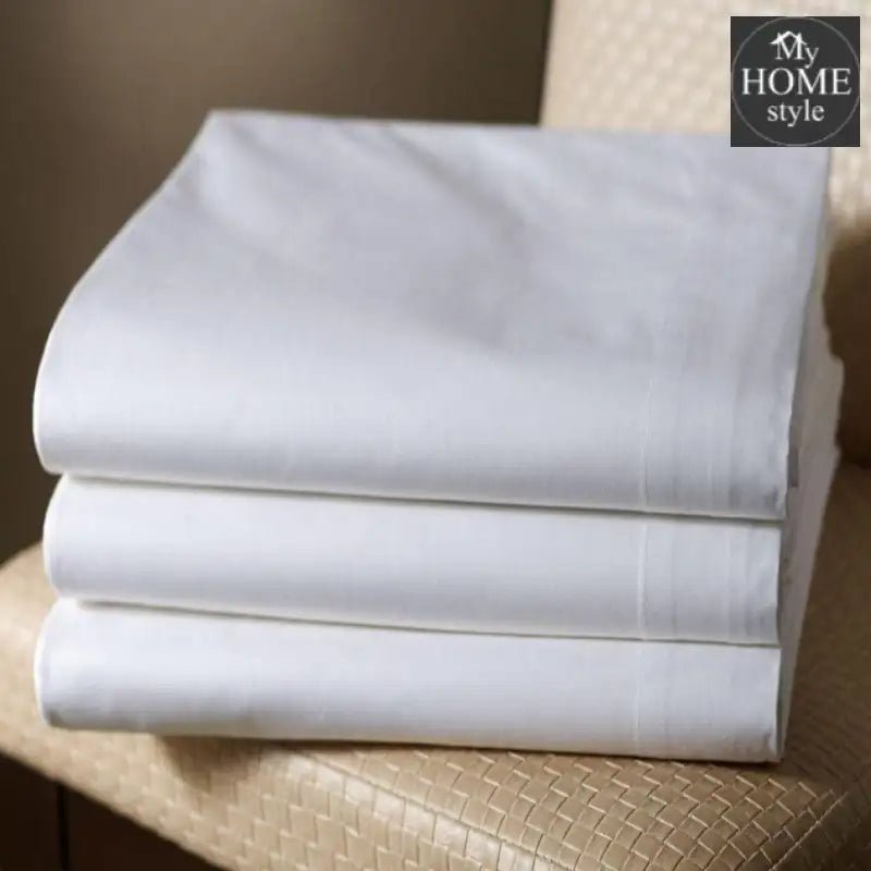 Hospital Bed Sheet White (TC - 180) - Single - myhomestyle.pk