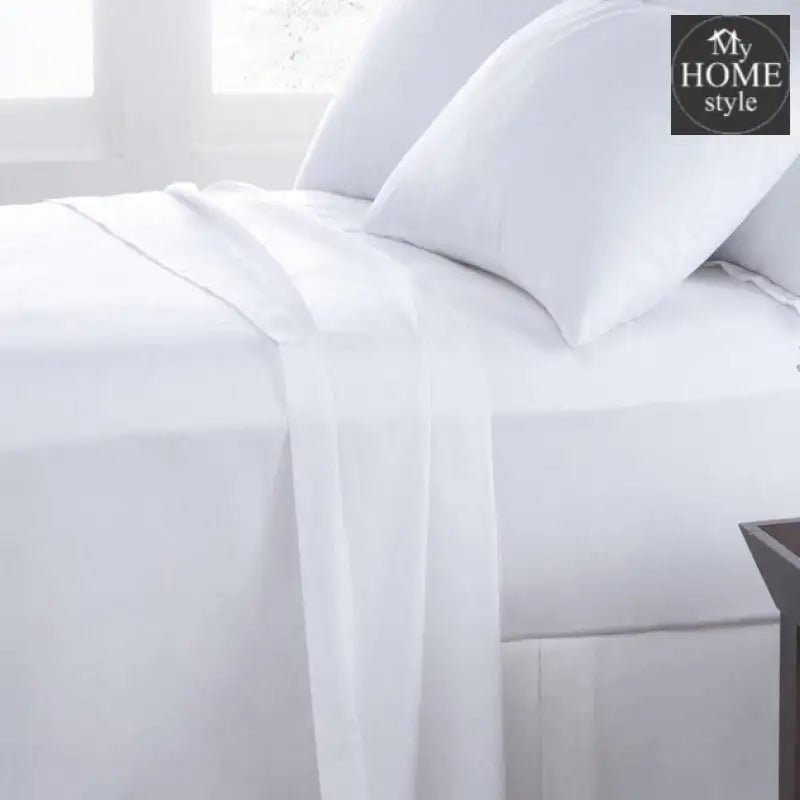 Hospital Bed Sheet White (TC - 180) - Single - myhomestyle.pk