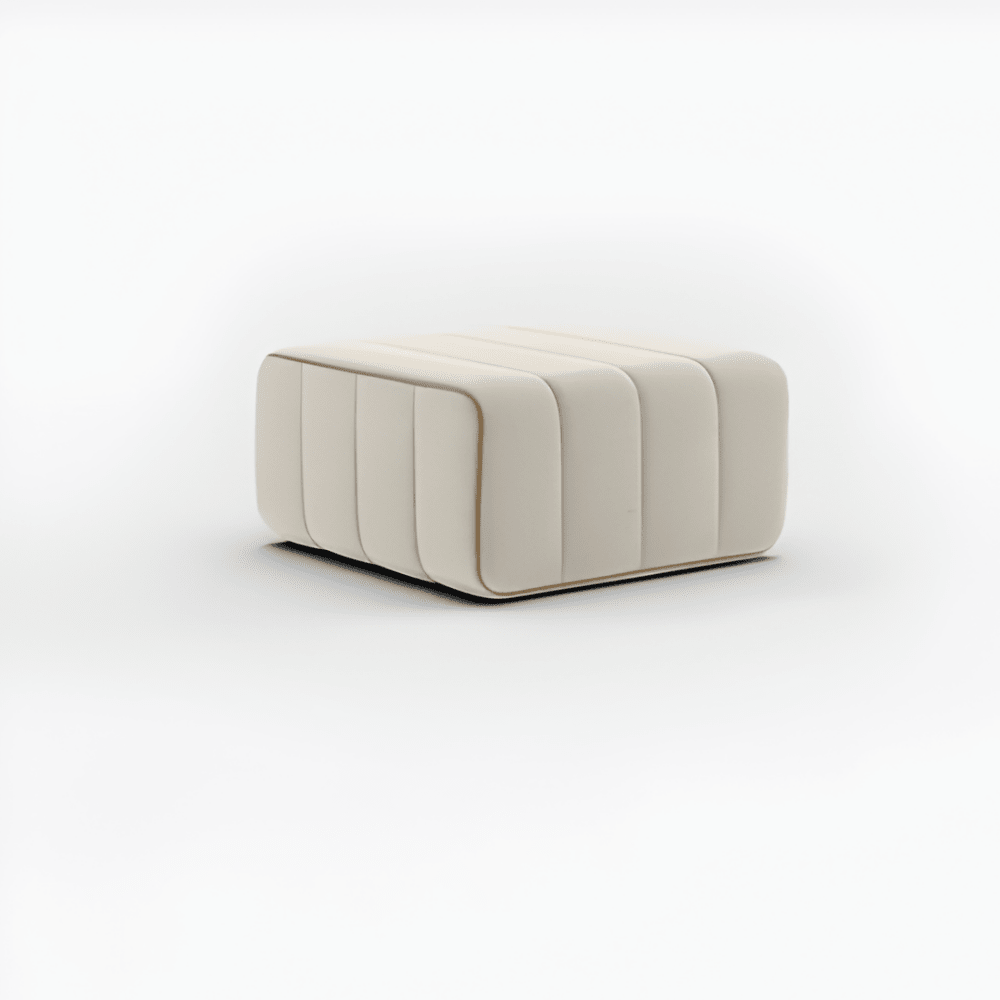 Large Luxury Ottoman Stool - 1572 - myhomestyle.pk